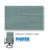 Madras Tweed Surf Replacement Sling Fabric for patio sling chairs