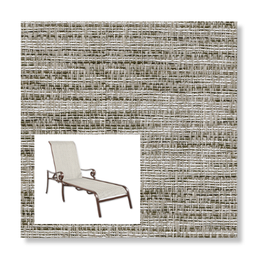 Hadley Fossil Chaise Lounge Replacement Slings