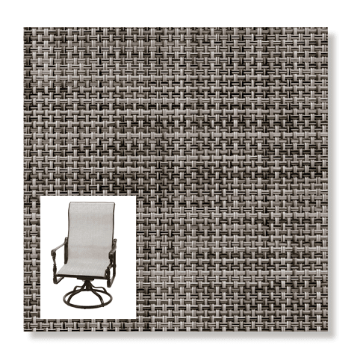 Creel Driftwood Replacement Sling Fabric for patio sling chairs