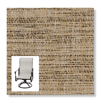 Hadley Cedar Replacement Sling Fabric for patio sling chairs