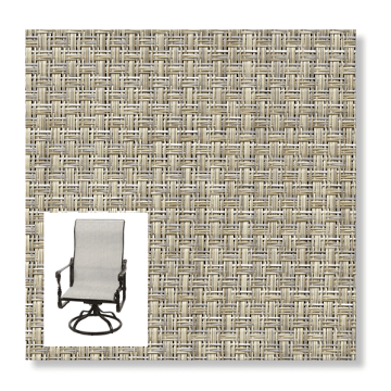 Interlock Linen Replacement Sling Fabric for patio sling chairs
