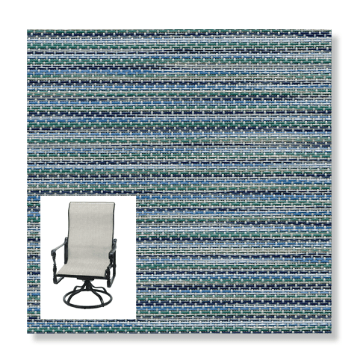 Kozo Jewel Replacement Sling Fabric for patio sling chairs