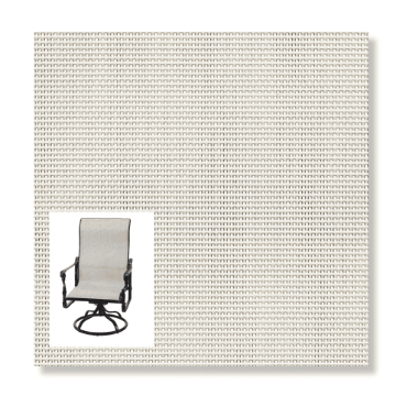 White Replacement Sling Fabric for patio sling chairs