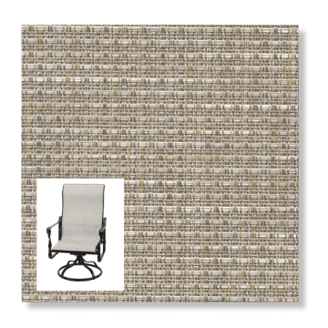 Gannon Birch Replacement Sling Fabric for patio sling chairs