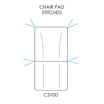 Picture of Wrought Iron Chair Pad Stitched