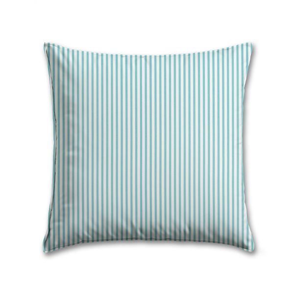 Clarke Aqua Premier Prints Outdoor Pillow