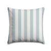 Stripe Belmont Blue Premier Prints Outdoor Pillow.