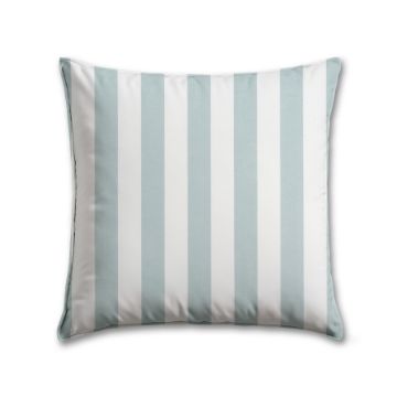 Stripe Belmont Blue Premier Prints Outdoor Pillow.