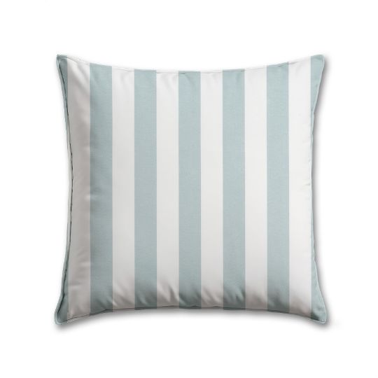 Stripe Belmont Blue Premier Prints Outdoor Pillow.