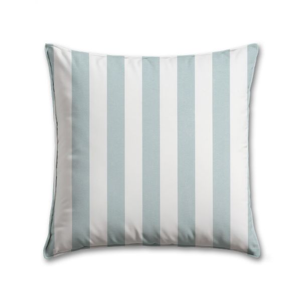 Stripe Belmont Blue Premier Prints Outdoor Pillow.