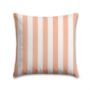 Stripe Coral Premier Prints Outdoor Pillow