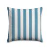 Stripe Island Blue Premier Prints Outdoor Pillow