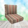 Sunbrella Brannon Redwood Patio Chair Replacement Cushions