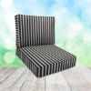 Sunbrella Shore Classic Patio Chair Replacement Cushions