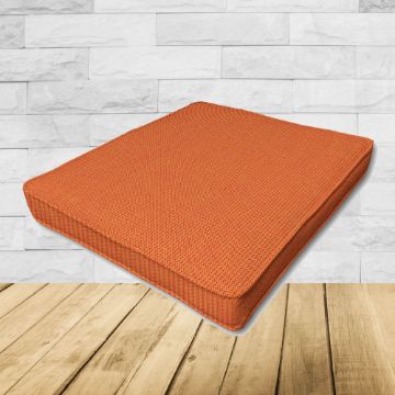 Spectrum Cayenne Sunbrella Fabric Patio Dining Chair Seat Cushion