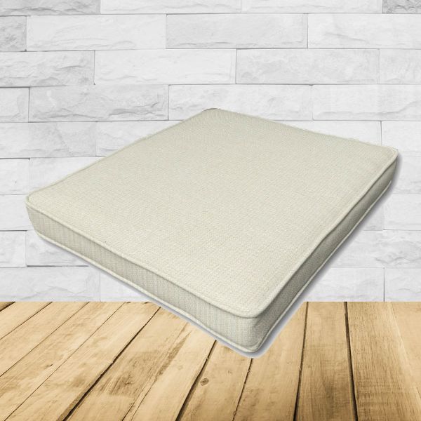 Spectrum Eggshell Sunbrella Fabric Patio Dining Chair Seat Cushion
