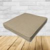 Spectrum Mushroom Sunbrella Fabric Patio Dining Chair Seat Cushion