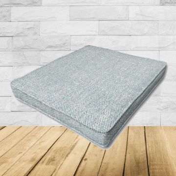 Chartres Opal Sunbrella Fabric Patio Dining Chair Seat Cushion