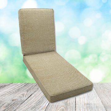Canvas Sunflower Chaise Lounge Cushion