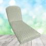 Sunbrella Eberly Spring Chaise Lounge Replacement Cushion Rounded Back