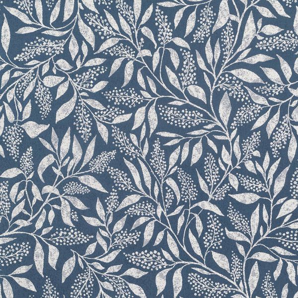 Sunbrella Exquisite Indigo outdoor fabric for patio furniture cushions and outdoor pillows