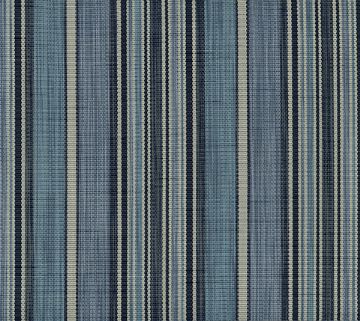 Phifertex Dakota Stripe Blueprint sling chair replacement fabric 