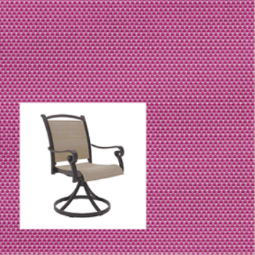 Orchid two piece patio chair slings