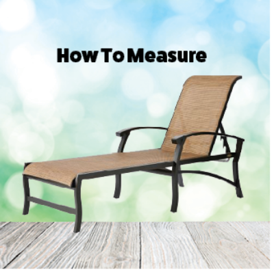 Picture for category How To Measure for New Chaise Lounge Replacement Slings