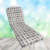 Sunbrella Midori Stone Chaise Lounge Replacement Cushion Rounded Back