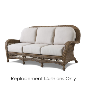 Erwin & Sons Homecoming Collection Sofa Replacement Cushions | All-Weather Wicker