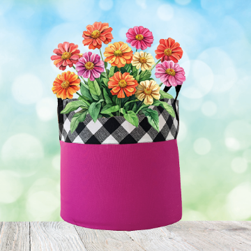 Picture of Grow Tote Check Pink