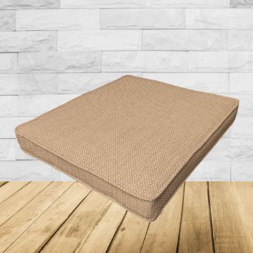 Sunbrella Linville Camel Outdoor Patio Dining Chair Seat Cushions – Durable & Stylish Patio Comfort