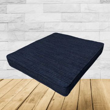 Sunbrella Charmer Indigo Outdoor Patio Dining Chair Seat Cushions – Durable & Stylish Patio Comfort