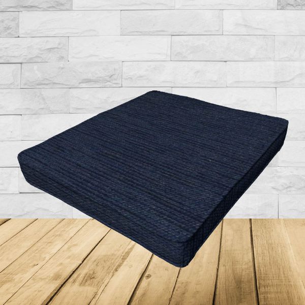 Sunbrella Charmer Indigo Outdoor Patio Dining Chair Seat Cushions – Durable & Stylish Patio Comfort