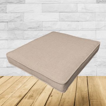 Sunbrella Nuance Dove Outdoor Patio Dining Chair Seat Cushions – Durable & Stylish Patio Comfort