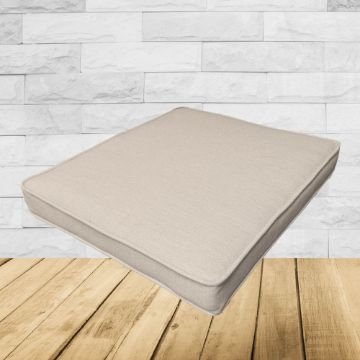 Sunbrella Nuance Eggshell Outdoor Patio Dining Chair Seat Cushions – Durable & Stylish Patio Comfort