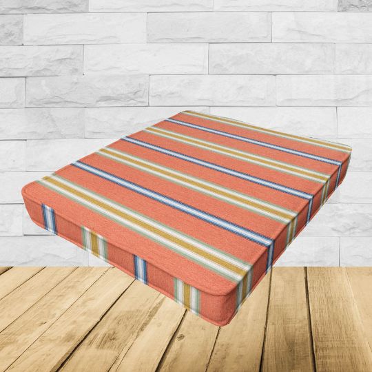 Sunbrella Saltillo Sedona Outdoor Patio Dining Chair Seat Cushions – Durable & Stylish Patio Comfort