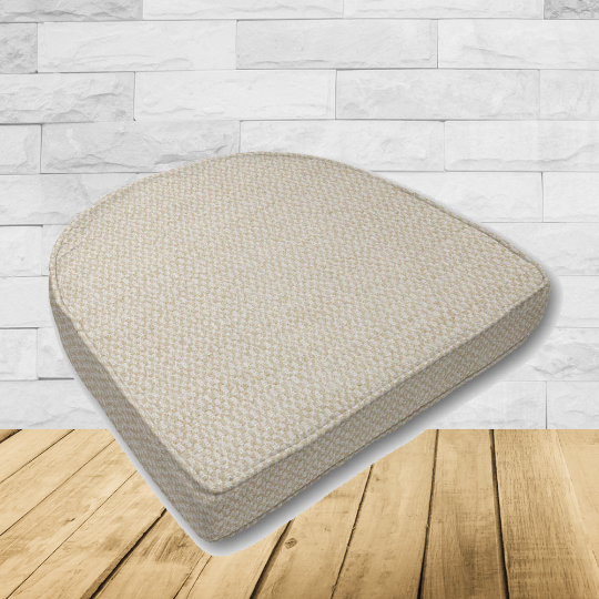 Action Linen Sunbrella Wicker Patio Chair Cushions rounded or contoured wicker chair pads