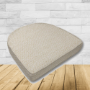 Action Linen Sunbrella Wicker Patio Chair Cushions rounded or contoured wicker chair pads
