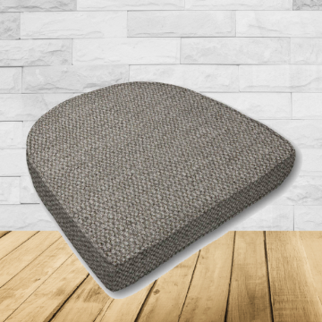 Action Stone Sunbrella Wicker Patio Chair Cushions rounded or contoured wicker chair pads