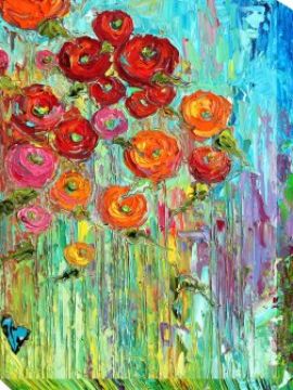 Poppies - 30" x 40" Outdoor Canvas Wall Art | Weatherproof & UV-Resistant