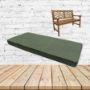 Sunbrella Bliss Aloe Outdoor Bench cushion Or Swing Cushion