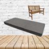 Sunbrella Smoke Breeze Outdoor Bench cushion Or Swing Cushion