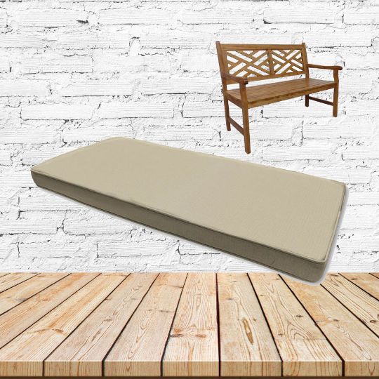 Canvas Antique Beige Outdoor Bench cushion Or Swing Cushion