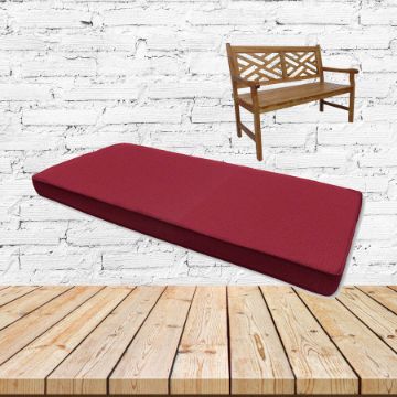 Canvas Burgundy Outdoor Bench cushion Or Swing Cushion
