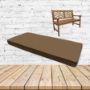 Sunbrella Canvas Cocoa Custom Outdoor Bench Cushion