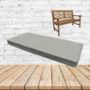 Sunbrella Canvas Granite Custom Outdoor Bench Cushions