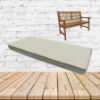 Sunbrella Canvas Natural Custom Outdoor Bench Cushions