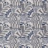 Custom Outdoor Pillows in Outdura Fantasy Baltic | Fade-Resistant & Weatherproof