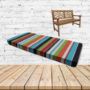 Sunbrella Carousel Confetti Outdoor Bench Cushions
